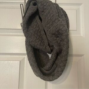 New York & Company Gray Knit Infinity Scarf